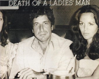 Mini poster vintage original / coupure de magazine - Leonard Cohen - Death Of A Ladies&#39; Man