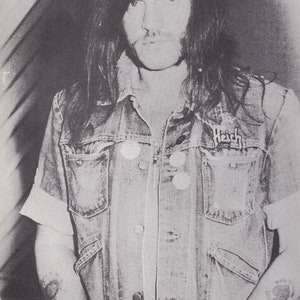 Original Vintage Mini Poster / Magazine Clipping - Lemmy (Motorhead), 1991