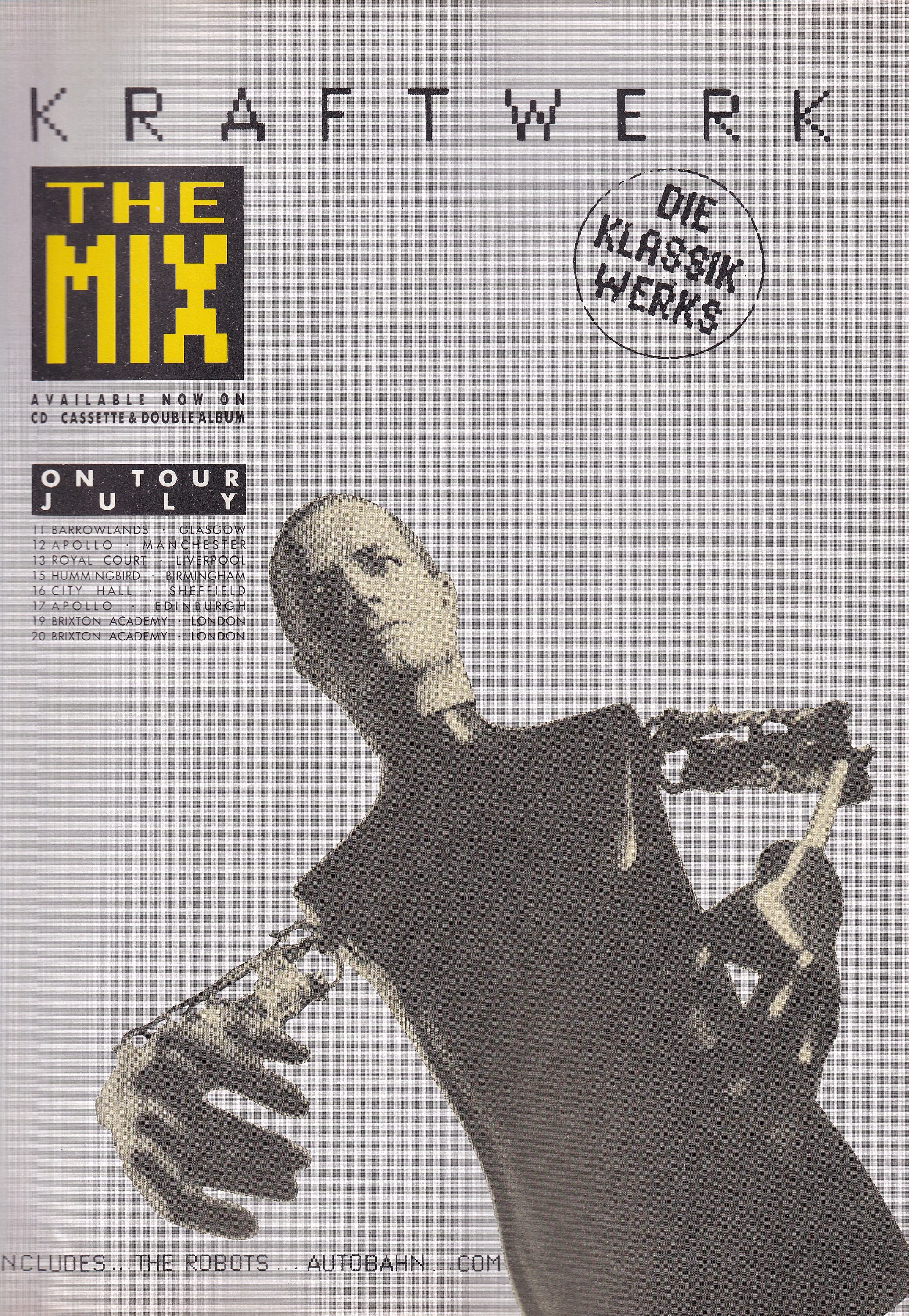 クラフトワーク KRAFTWERK サイン入りポスター Kraftwerk poster