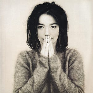 Original Vintage Mini Poster / Magazine Clipping - Bjork - Debut