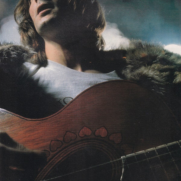 Original Vintage Mini Poster / Magazine Clipping - Eric Clapton, London, 1969