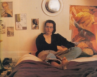 Original Vintage Mini Poster / Magazine Clipping - Suede&#39;s Brett Anderson, London, 1992