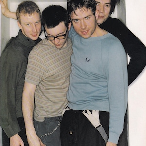 Original Vintage Mini Poster / Magazine Clipping - Blur, London, 1999