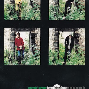 Original Vintage Mini Poster / Magazine Clipping - Ocean Colour Scene  Marchin&#39; Already