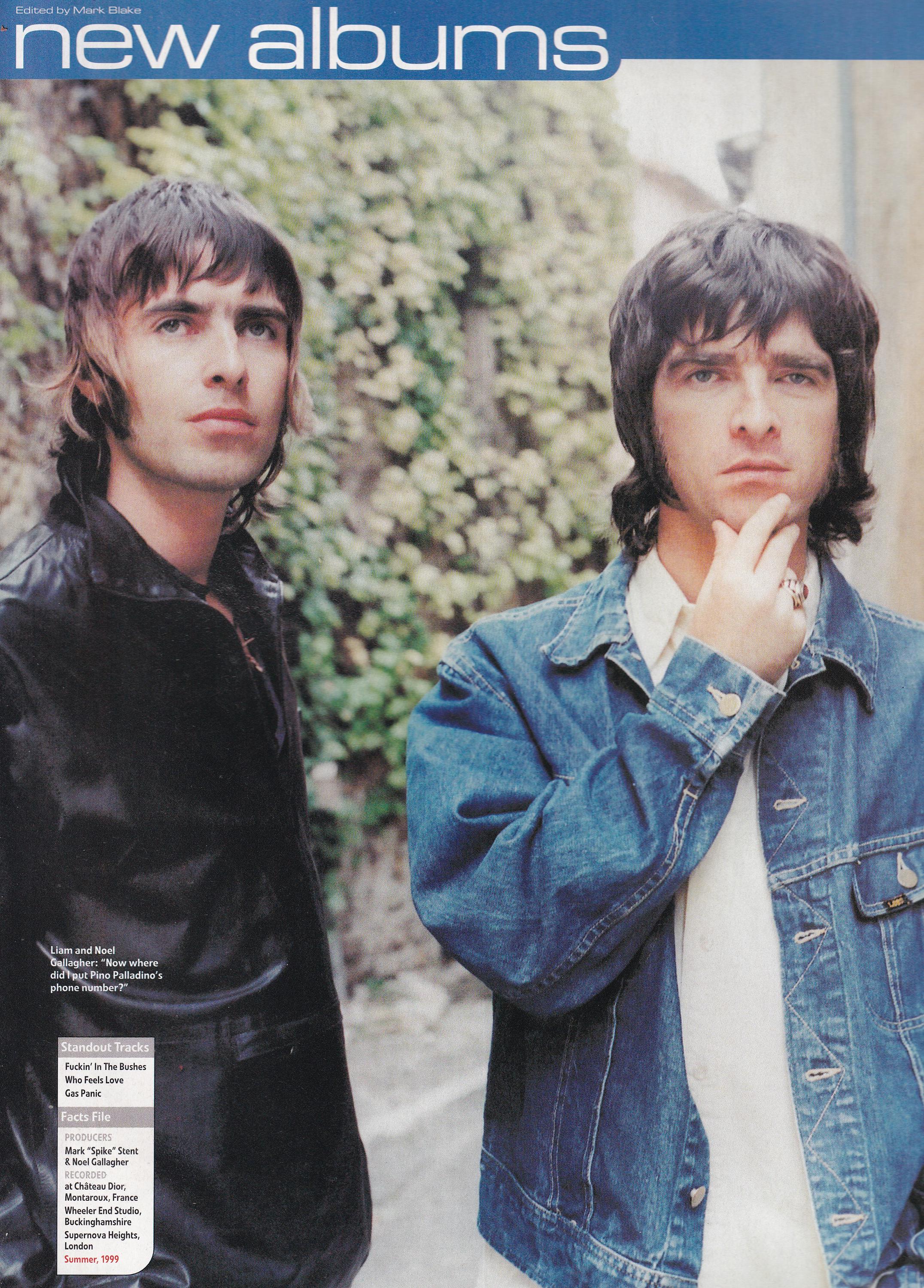 Original Vintage Mini Poster / Magazine Clipping - Liam & Noel