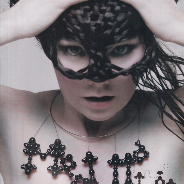 Oryginalny mini plakat vintage / wycinek z magazynu - Bjork - Medulla