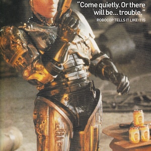 Original Vintage Mini Poster / Magazine Clipping - Robocop