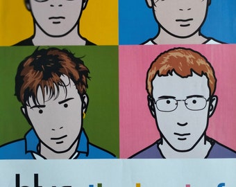 Original Vintage Mini Poster / Magazine Clipping - Blur: The Best Of