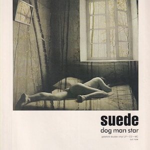 Póster vintage original en miniatura/recorte de revista - Ante - Perro, hombre y estrella