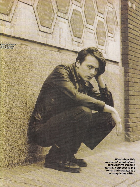 Original Vintage Mini Poster / Magazine Clipping - Brett