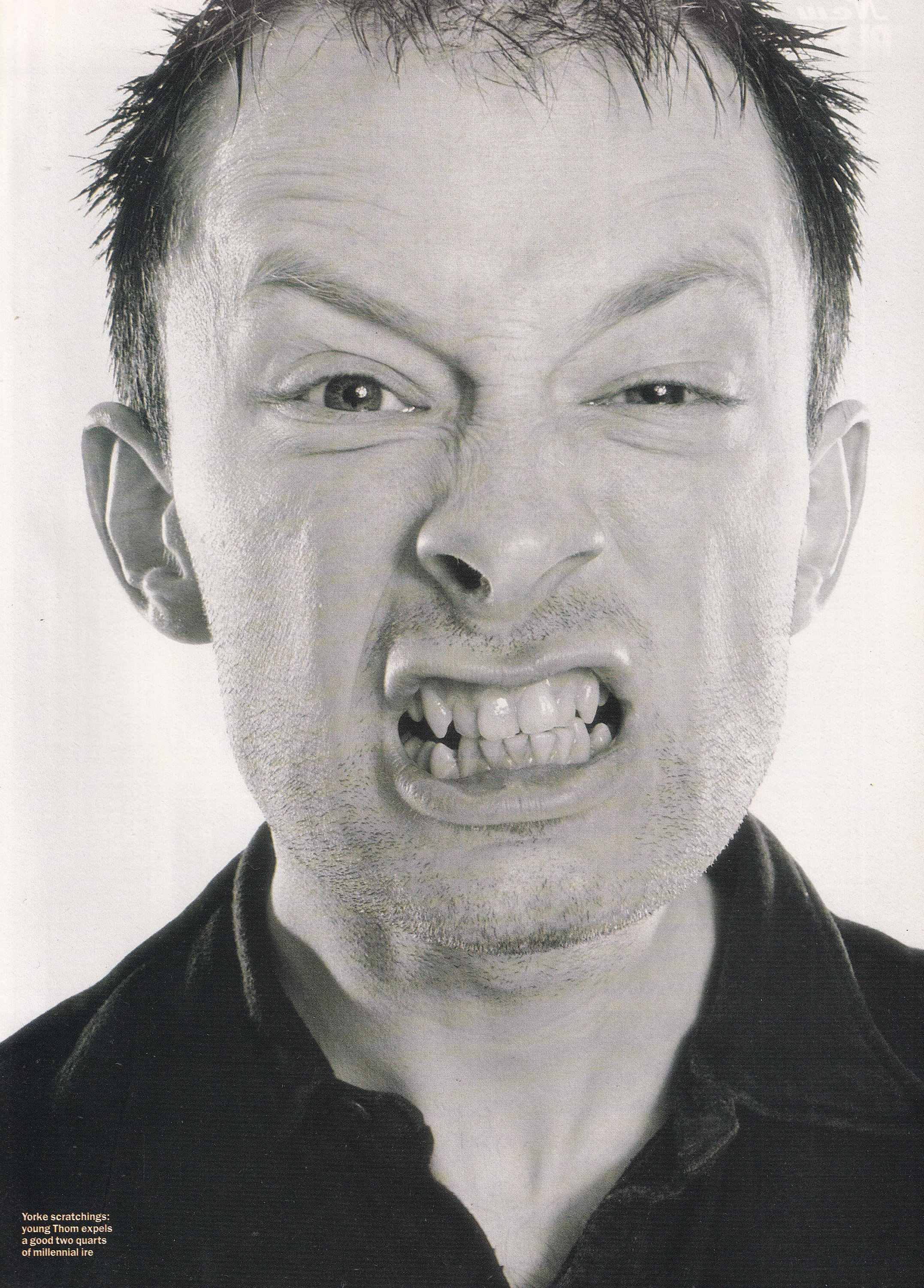 Original Vintage Mini Poster / Magazine Clipping - Thom Yorke