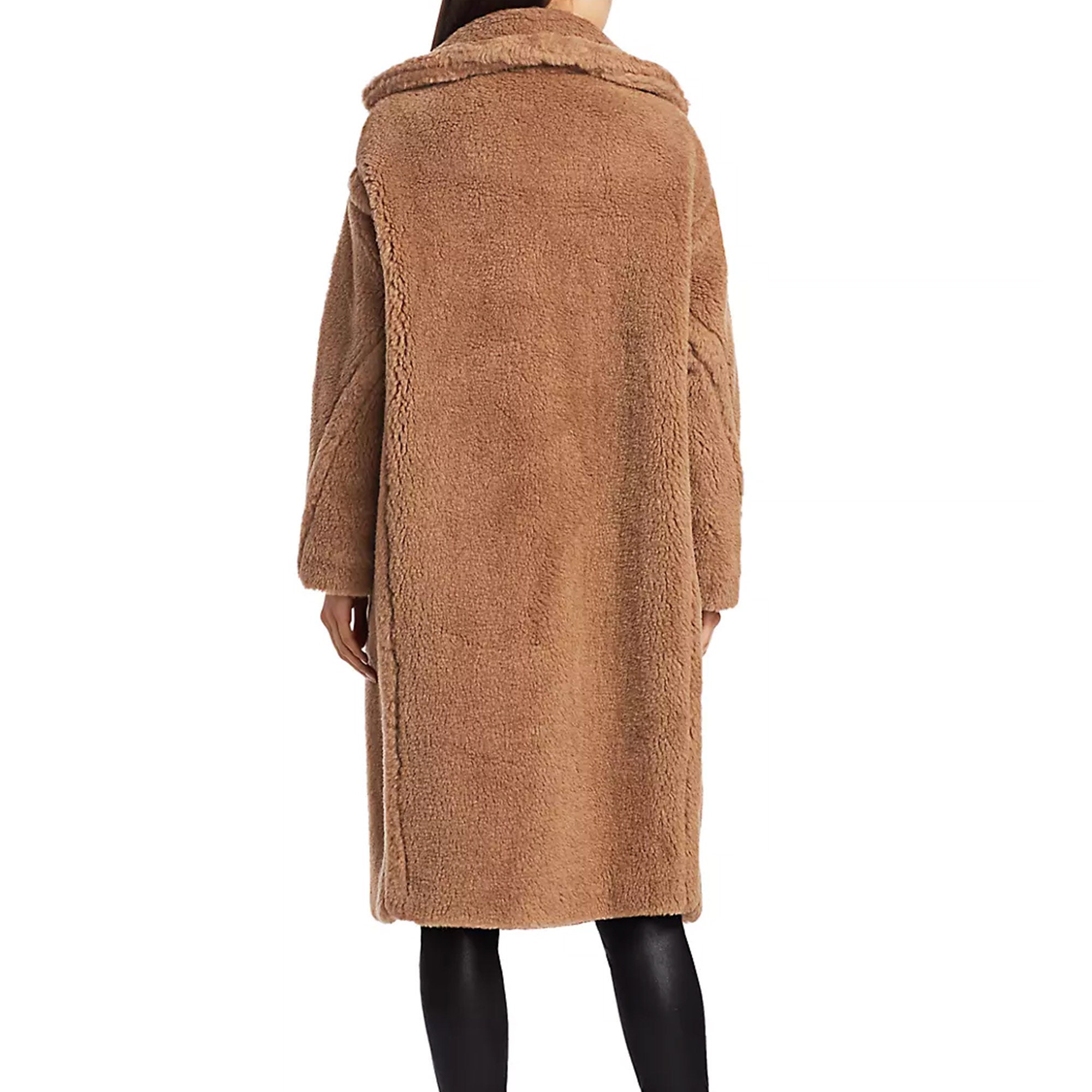 Alpaca Fur Coat for Women Teddy Bear Icon Coat Fur Long Coat Fur Trench ...