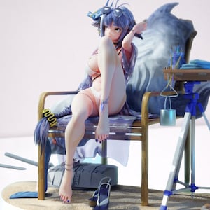 Tosa Azur Lane Beach Beauty - 3D Printable STL File