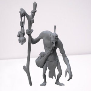 Dota 2 Witch Doctor 3D-afdruk STL-bestand