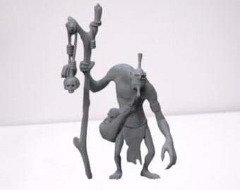 Arquivo STL de impressão 3D do Dota 2 Witch Doctor