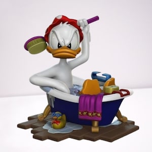 Donald Duck Badewanne 3D Druck STL Datei