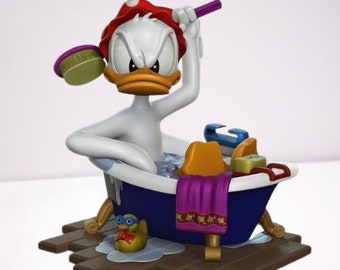 Donald Duck Bath 3D Print STL File