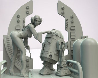 Star Wars Princess Leia 3D Print STL File