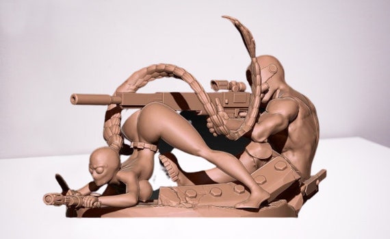 Crack Shot NSFW 3D Print - High Quality STL File for Your 3D Printer