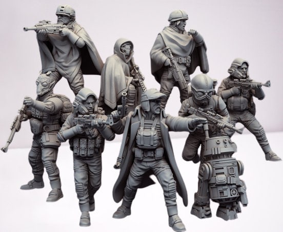 Star Wars Insurgent Fireteam 3D Print STL File
