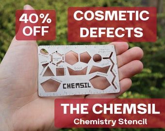 Überschüssiges Chemsil – Schablone für organische Chemie – reduziert für kosmetische Mängel