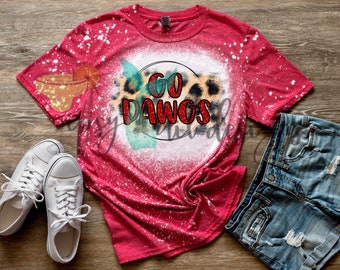 GO DAWGS (Red Glitter) - PNG Digital Download