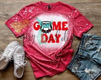 Georgia Red Game Day - PNG Digital Download