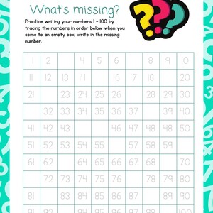 printable route numbers practicing