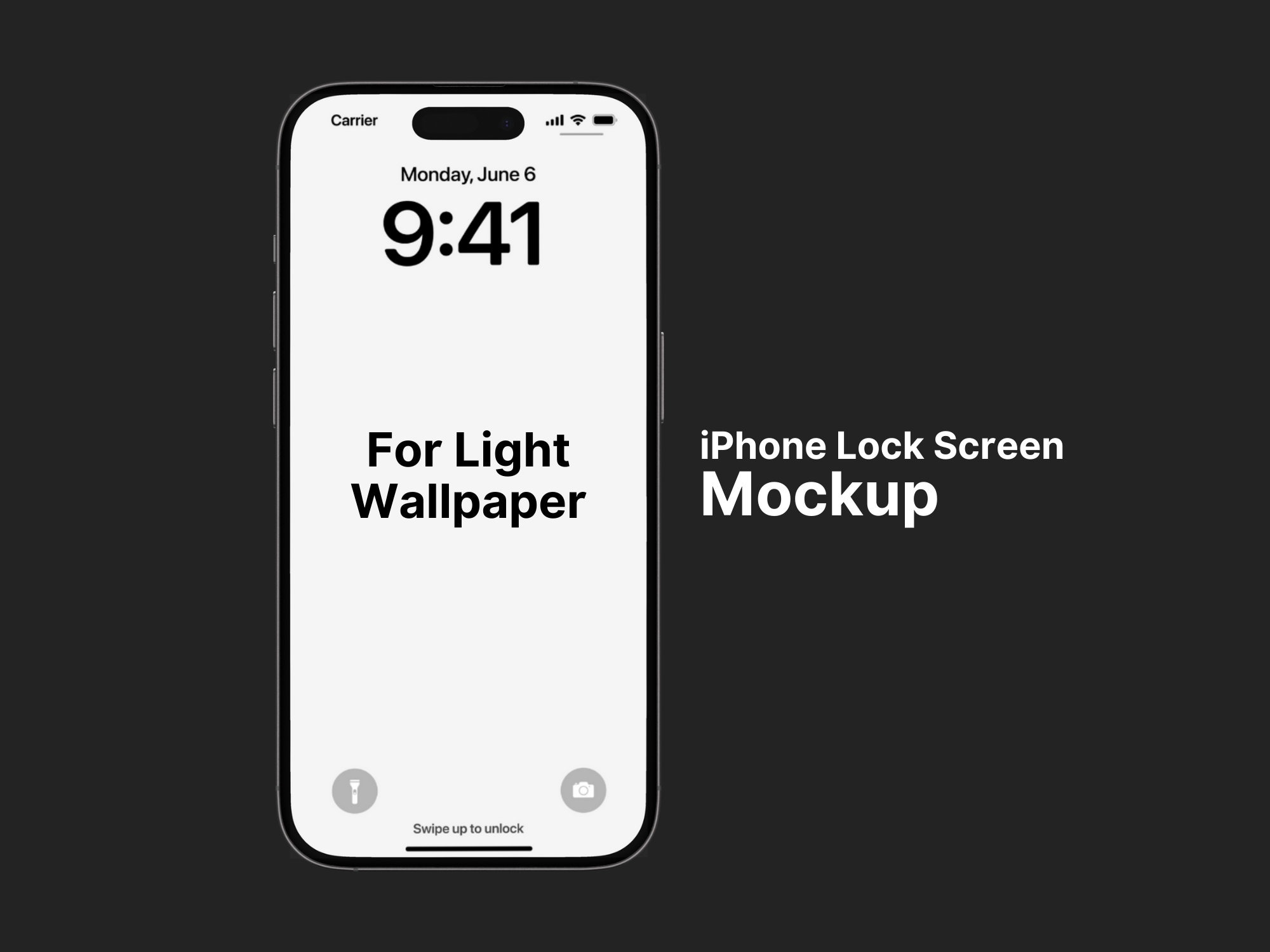 2024 iPhone Lock Screen Mockup PSD, PNG iPhone 15 Pro Mockup Ios Lock ...