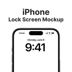2025 iPhone Lock Screen Mockup PSD, PNG | iPhone | Mockup | iOS Lock Screen | iOS Mockup | iPhone Mockup | Lock Screen Mockup |Mockup