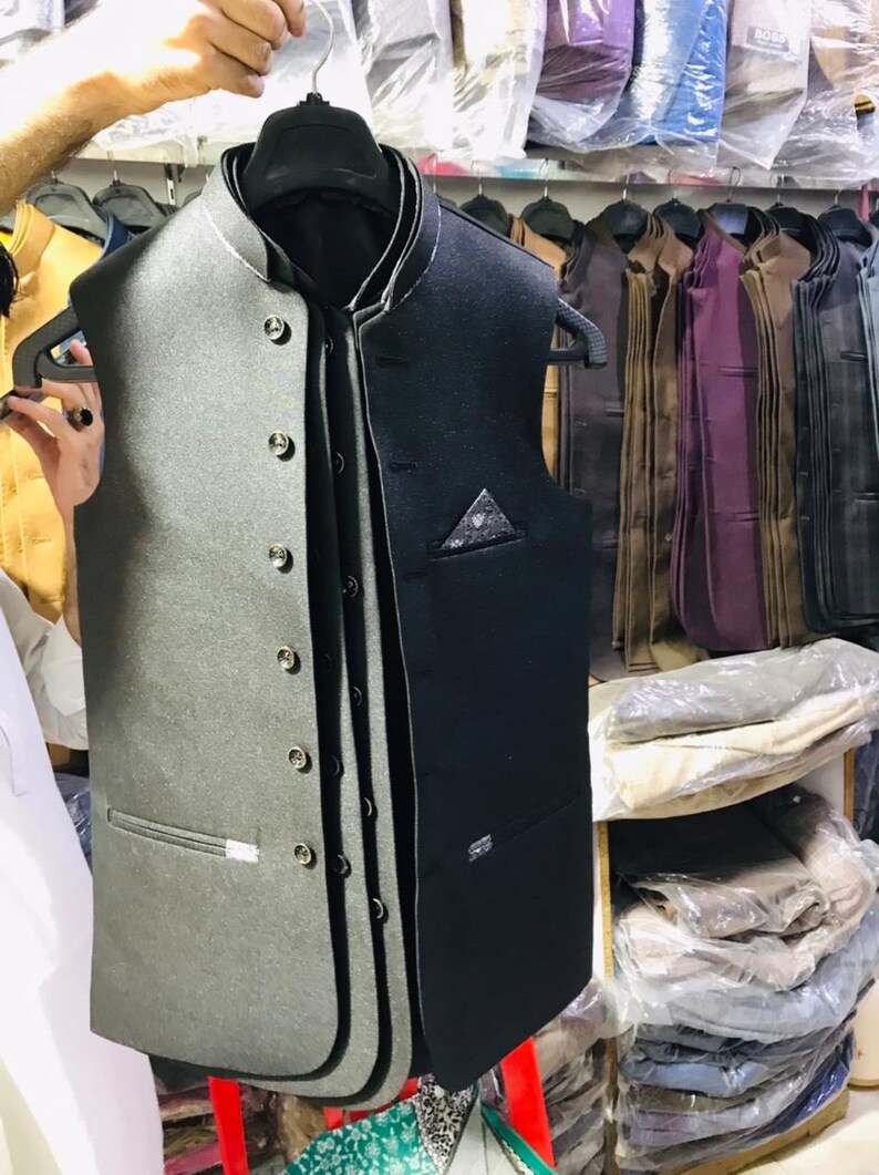 Wasket Traditional Afghan/peshawari Wasket/vest for Men From Peshawar Pakistan ...