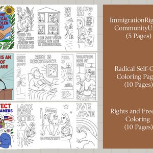 Human Rights Color Plate Human Rights Coloring Pages | Activism Activity for Rallies, Protests ...