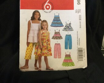 McCall’s 5796 uncut with FF sizes 3-6