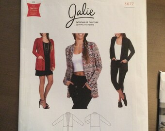 Jalie 3677 Cardigan, paper sewing pattern