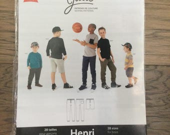 Jalie Henri Unisex sewing pattern.