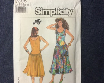 Vintage Simplicity 7896 Tank Dress pattern