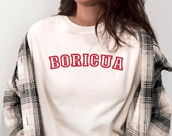 Camisa Boricua Camisa Puerto Rico Camisa Boricua Camiseta Y2k Ropa Afro Boricua Camisa Latina Camisa Boricua Camiseta Puertorriqueña Camisa Boricua Regalo