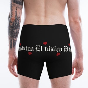 El Toxico Funny Underwear Boxer Briefs | His & Her Spanish Gift | Ella y El Regalo Toxico | Latino Gift for Couple | Matching Underwear Gift