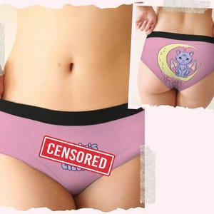 Mature DDLG Naughty Panties Gift for Submissive, ABDL Little Space Panties, DDlg Clothing Fetish Underwear DDlg Kinky Lingerie, Discreet