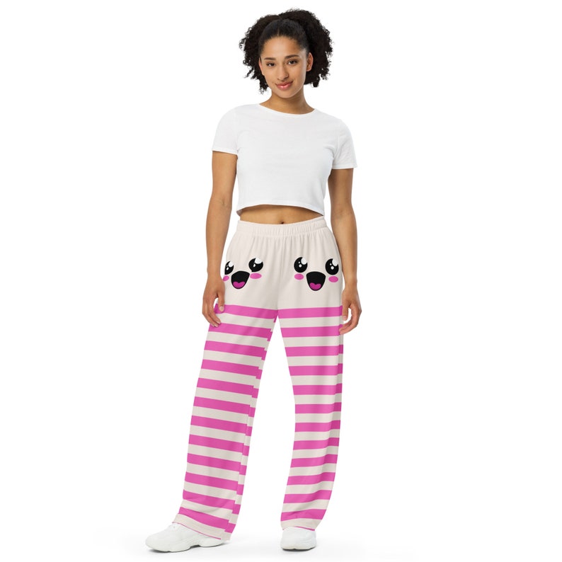 Cute Kawaii Unisex Wide-Leg Lounge Pants