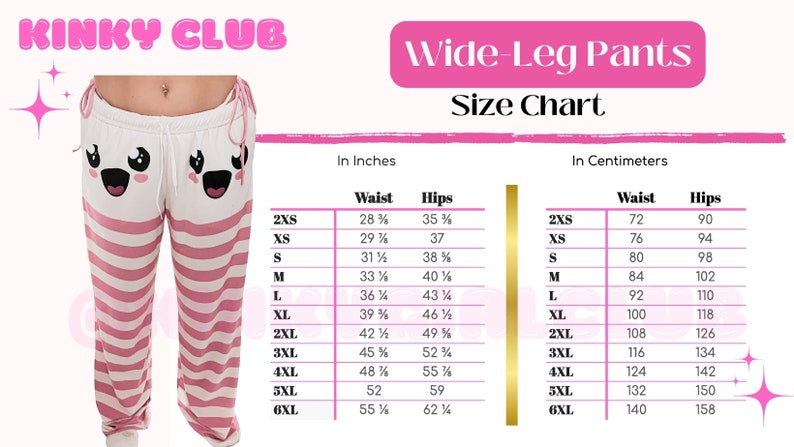 DDLG Kleidung Lounge Hose , ABDL Kleidung Unisex Hose mit weitem Bein, Diskrete Kleiner Raum Sexy Nachtwäsche, Kawaii Kleidung, Kawaii Plus Größe Bild 9