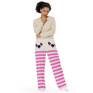 Cute Kawaii Unisex Wide-Leg Lounge Pants