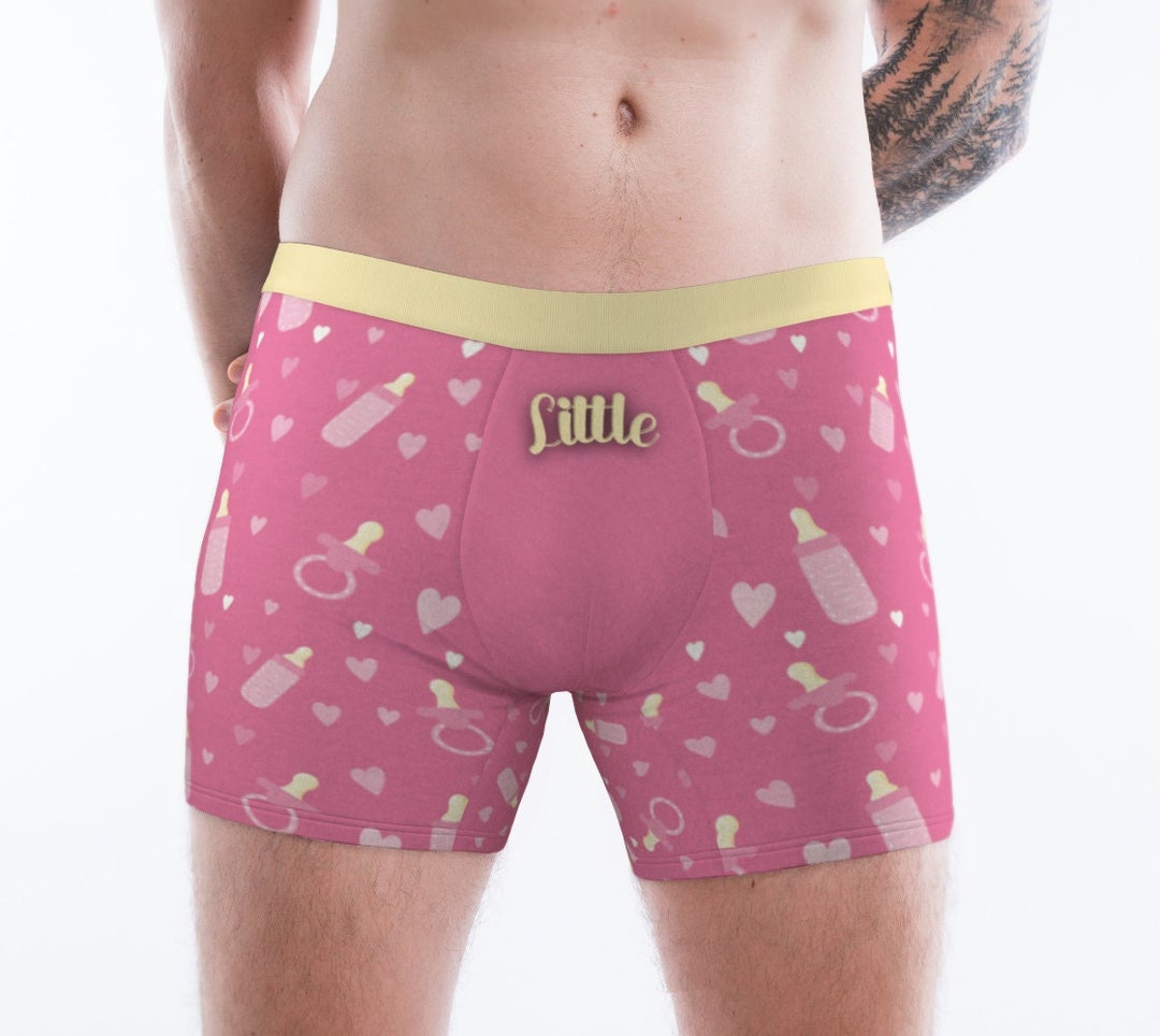 Men's ABDL little Boxer Briefs Bdsm Abdl Boxer Briefs for Little Space