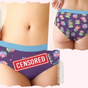 Mature Sexy Panties DDLG Naughty Panties Gift for Submissive, ABDL Little Space Panties, DDlg Clothing Fetish Underwear, Submissive Clothing