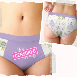 Mature DDLG Naughty Panties Gift for Submissive ABDL Little Space Panties, DDlg Clothing Fetish Underwear ABDL Age Regression Rub My