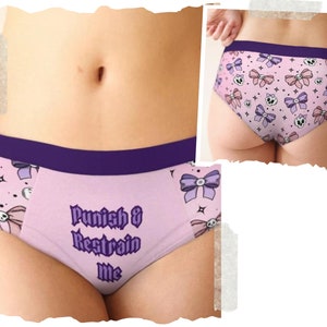 Mature DDLG Naughty Panties Gift for Submissive, ABDL Discreet Little Space Panties, DDlg Clothing Fetish Underwear Kawaii Underwear Sexy