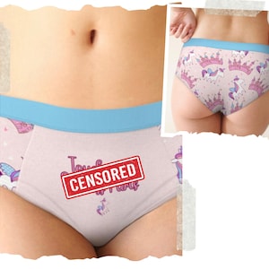Mature Touch My Princess DDLG Naughty Panties Gift for Submissive, ABDL Little Space Panties, DDlg Clothing Fetish Underwear ABDL Regression