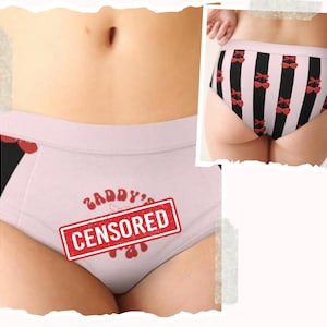Mature Zaddy's Brat Cheeky Undies DDLG Sexy Panties Sexy Underwear Little Space Cute Panties Age Regression ABDL Naughty Panties Coquette