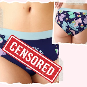 Mature Cute Bear DDLG Panties Fetish Wear Sexy Underwear Naughty Panties ABDL Clothing Sexy Panties Fetish Panties Lounge Wear Cute Lingerie