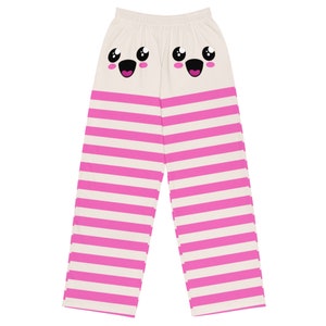 Cute Kawaii Unisex Wide-Leg Lounge Pants
